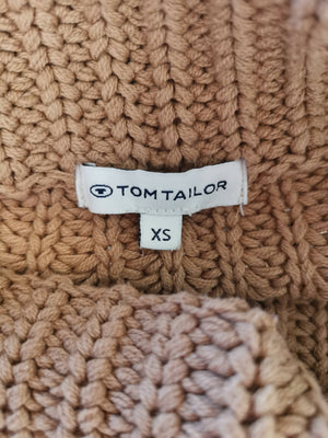 Strickpullover Tom Tailor in gold-braunem Farbverlauf wie neu